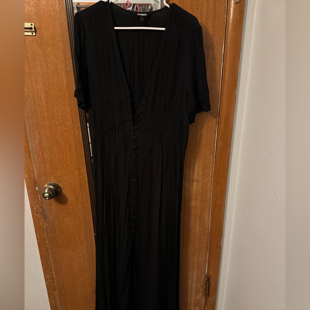 Express black maxi dress size medium